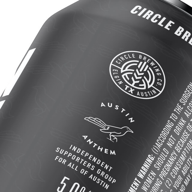 Circle Brewing Teaser Can Label